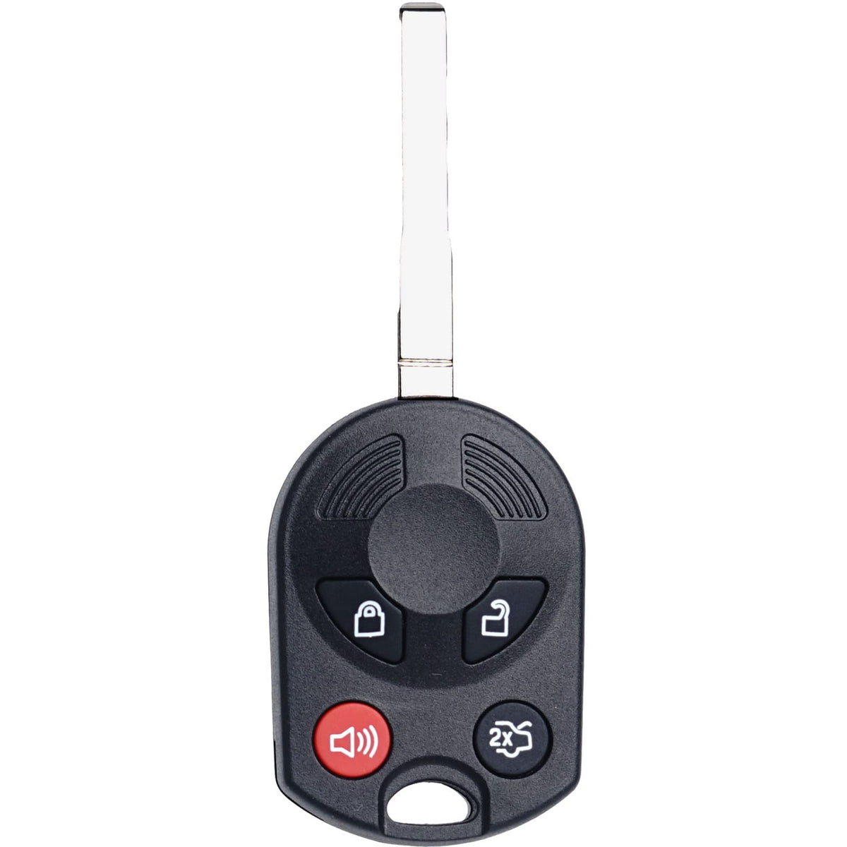 SUPALAND key fob fitted in Ford ignition demonstrating correct fit and operation