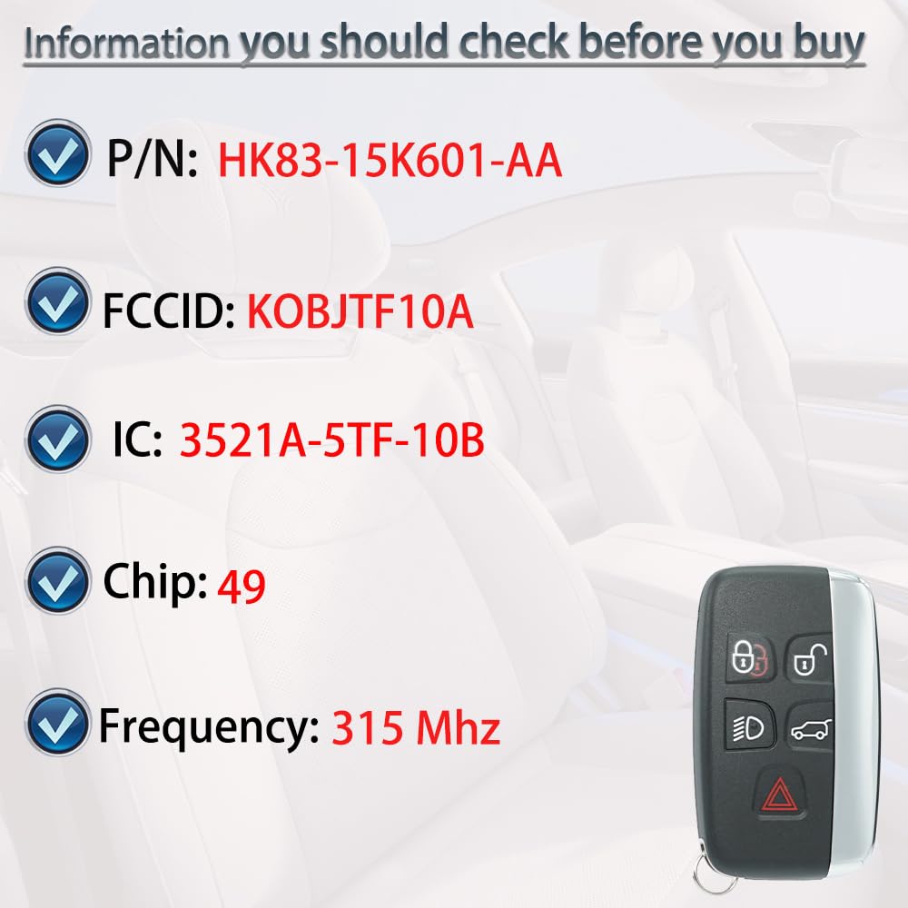 SUPALAND back label with FCC ID and part numbers for quick compatibility check