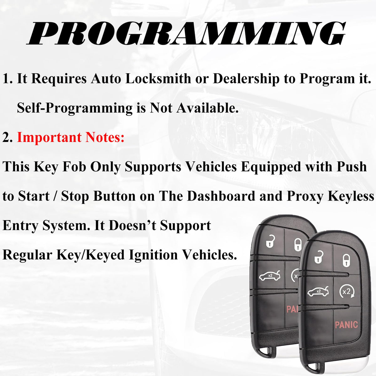 SUPALAND battery already installed for quick programming setup