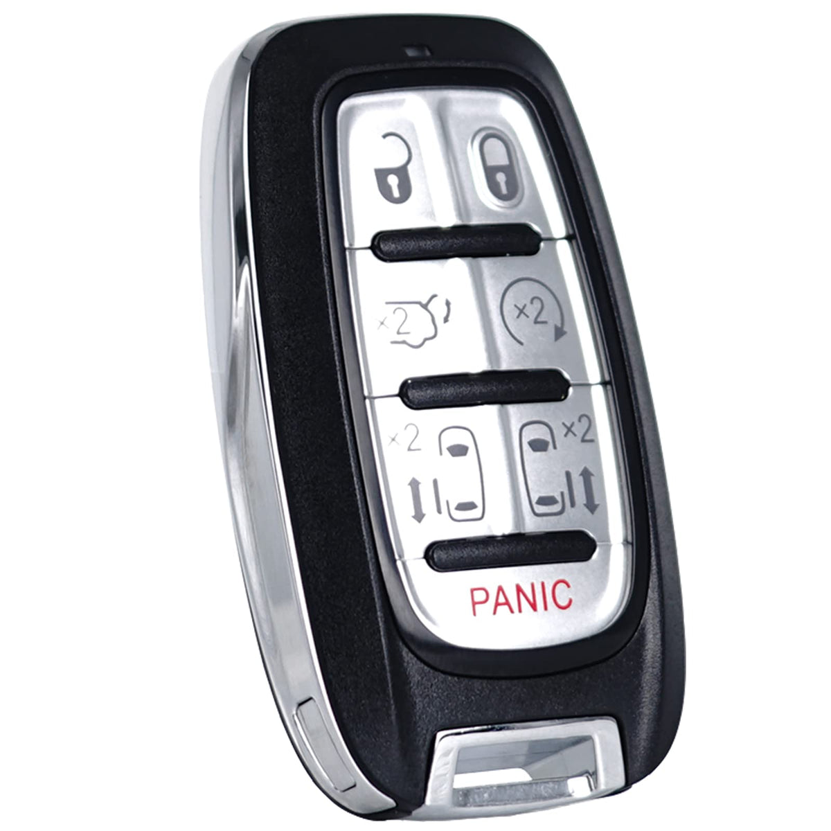 SUPALAND front view of key fob showing buttons and fit for easy replacement