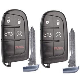 SUPALAND front view of fob showing button layout and easy replacement