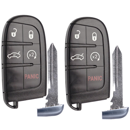 SUPALAND front view of fob showing button layout and easy replacement