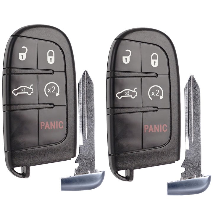 SUPALAND front view of fob showing button layout and easy replacement