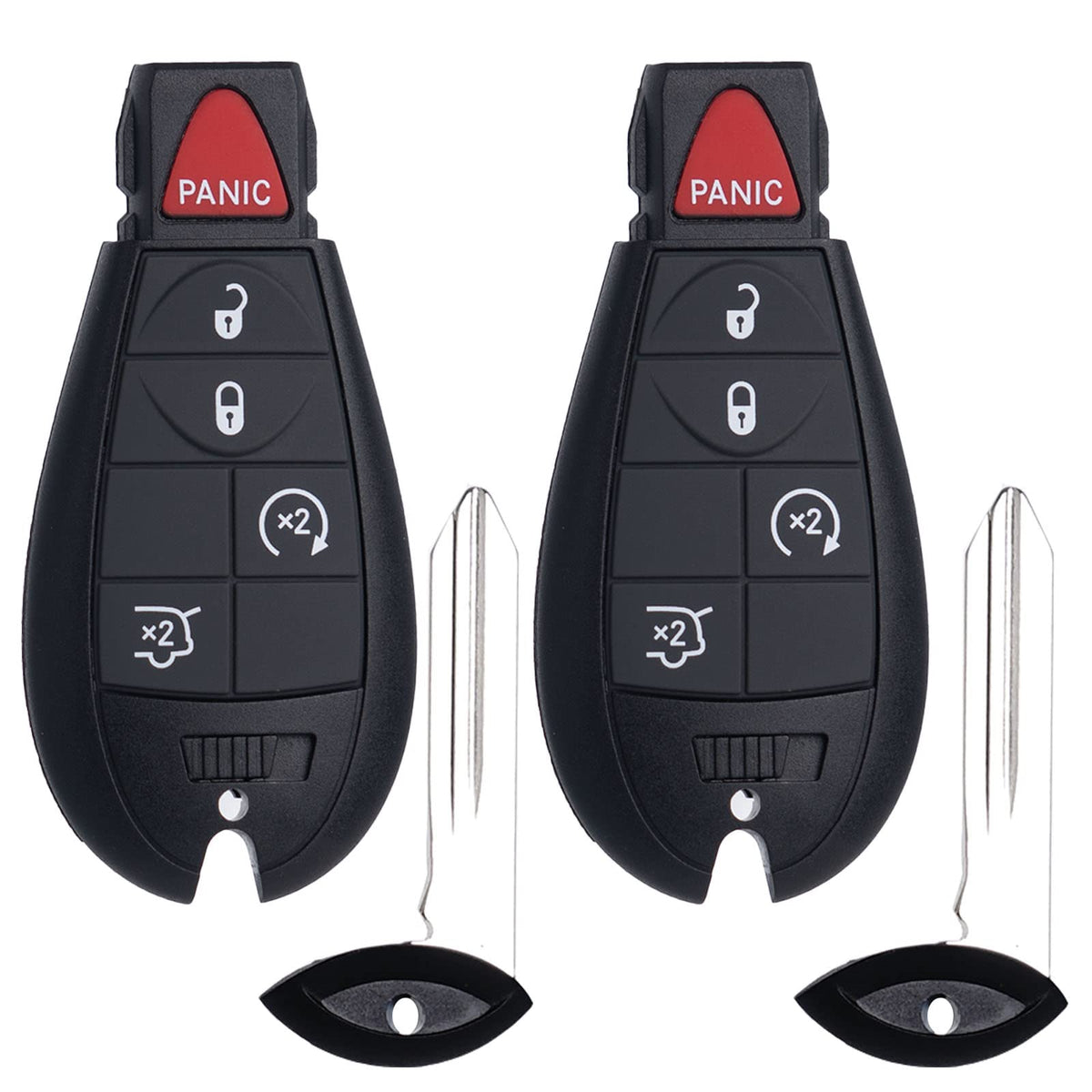 SUPALAND front view of key fob showing buttons and fit benefit