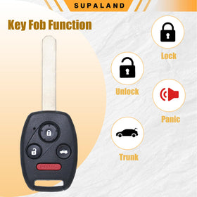 SUPALAND key fob placed in vehicle console demonstrating ready-to-program convenience
