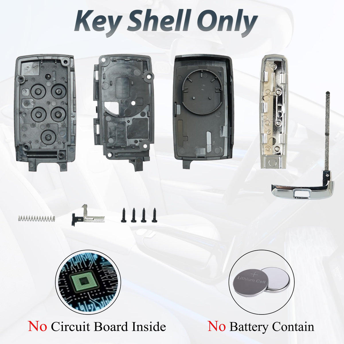 SUPALAND shell with removed electronics illustrating easy transfer benefit