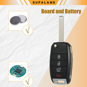 SUPALAND key fob in hand scale comparison to judge size and handling