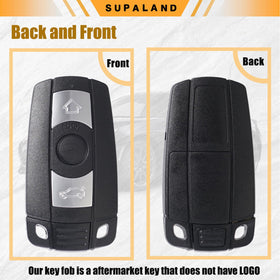 SUPALAND remote beside BMW interior demonstrating real-world use and convenience benefit