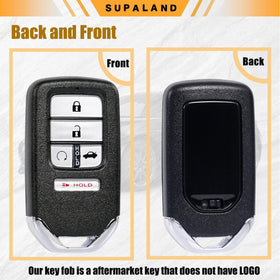 SUPALAND hands holding fob near Honda car illustrating compatibility and convenient replacement