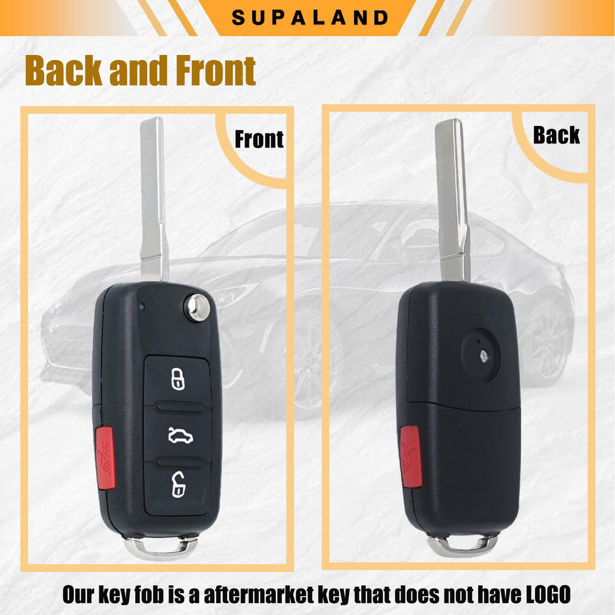 SUPALAND lifestyle shot of fob unlocking VW door showing convenience and reliability