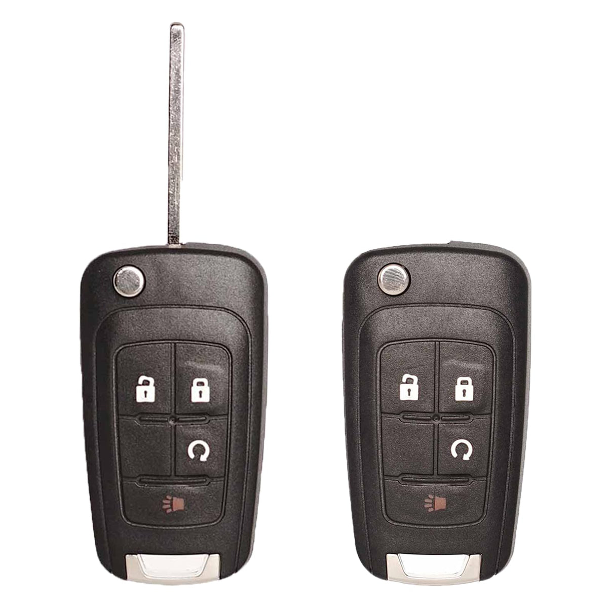 SUPALAND front view of key fob shows clear buttons and improved usability