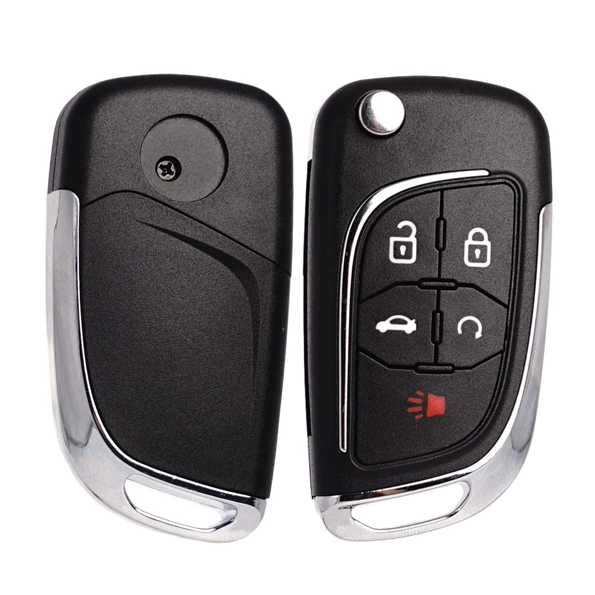 SUPALAND fob beside house keys for scale, demonstrates compact size and easy carrying