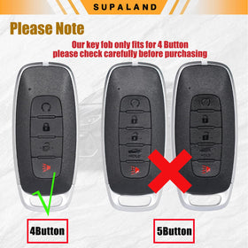 SUPALAND side profile highlighting four buttons for intuitive operation and durability
