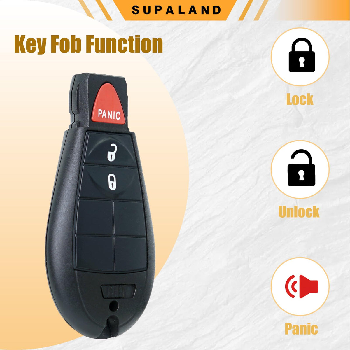 SUPALAND remote in hand to show scale and easy carrying convenience