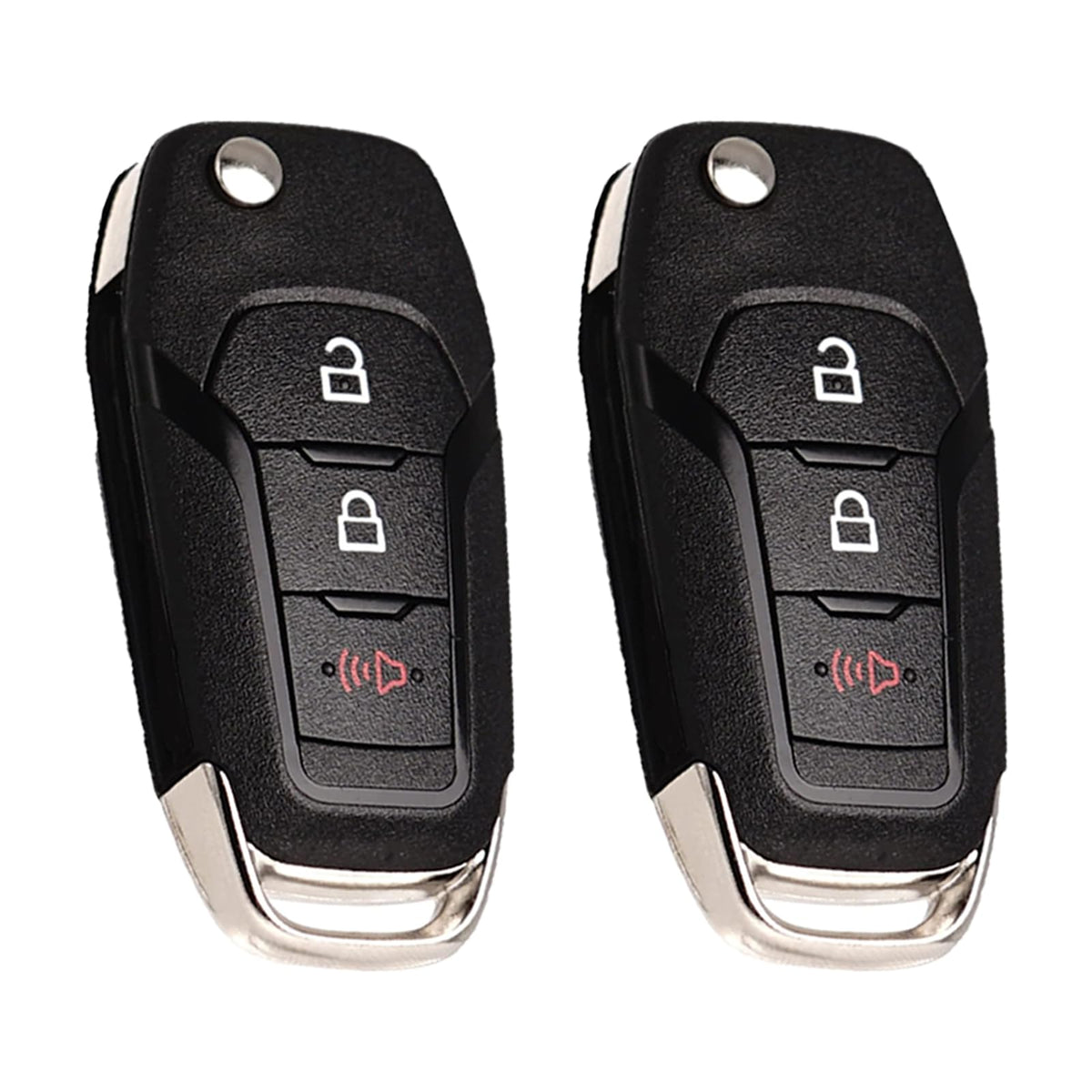 SUPALAND two key fobs laid out to show included pair for backup use
