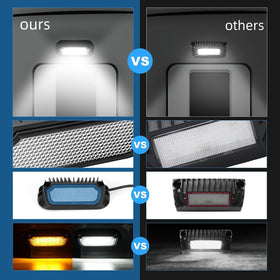 SUPAREE closeup of internal LED chip array, uniform light and higher lumen benefit