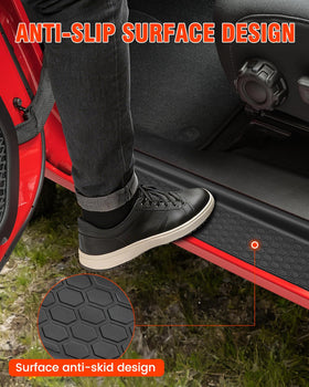 SUPAREE rubber texture close-up illustrating toughness and scratch resistance
