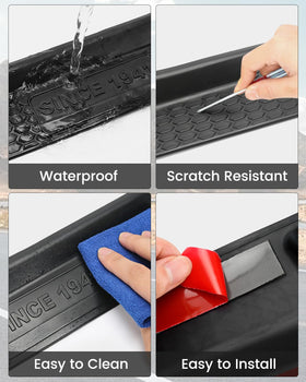 SUPAREE installed on front door sill demonstrating protection during entry