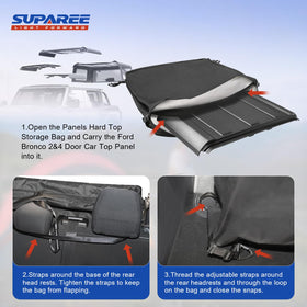 SUPAREE handle and heavy-duty zipper detail for easy carrying