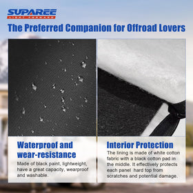 SUPAREE soft non-woven inner backing shown protecting panel surfaces