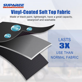 SUPAREE vertical installation in car secured to rear headrests saves trunk space