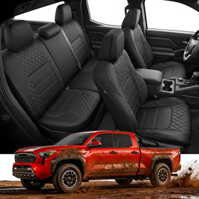Super Cover front view showing tailored fit and clean finish for Tacoma