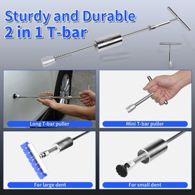 Super PDR bridge puller showing adjustable height and width for precision