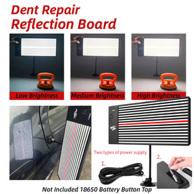 Super PDR glue tabs and sticks displayed for strong adhesive dent pulls