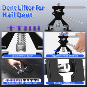 Super PDR gold dent lifter close-up for fine, paint-safe pulls