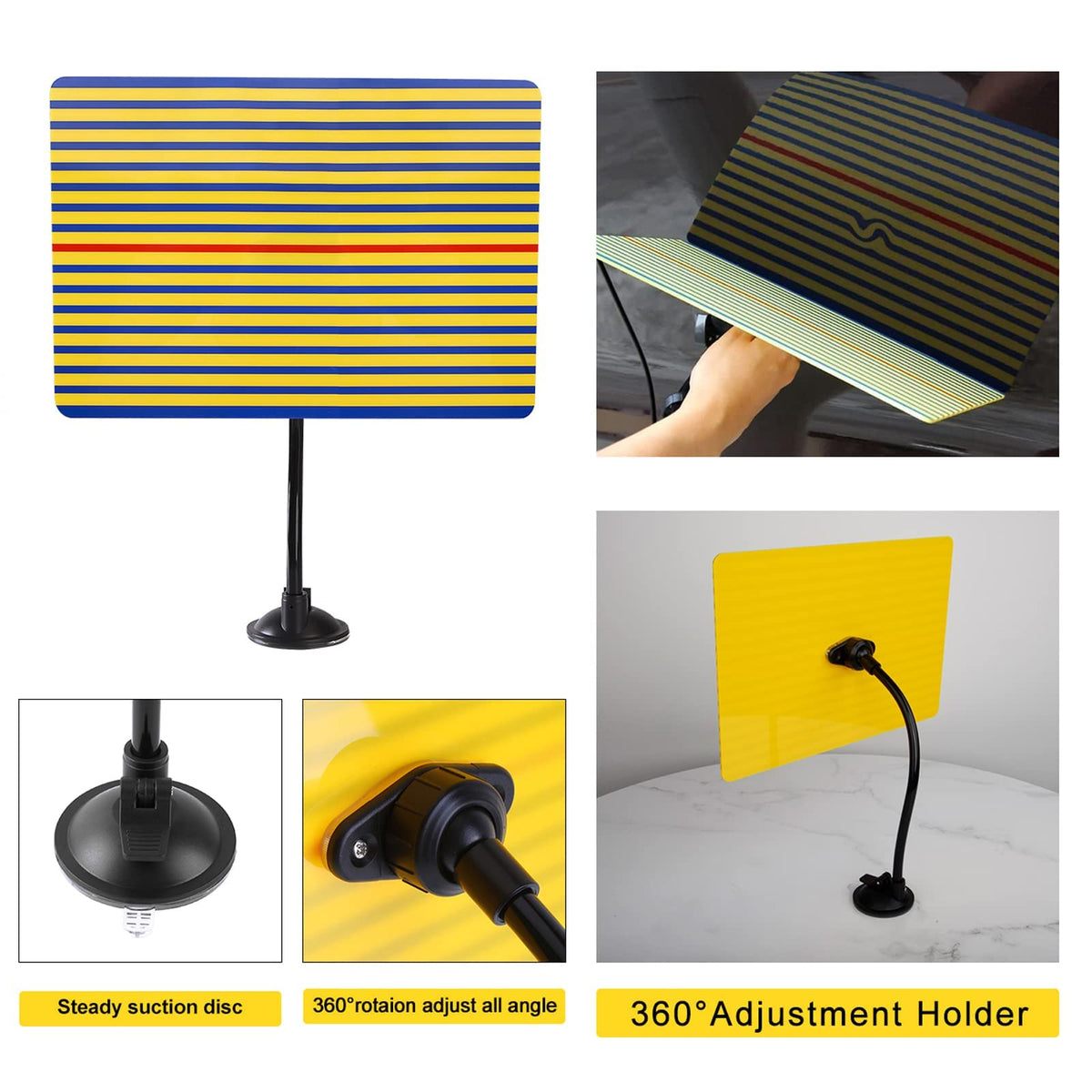Super PDR lifestyle garage setup with kit in use, enabling home dent repair