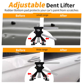 Super PDR slide hammer detail with spring buffer for controlled pulling