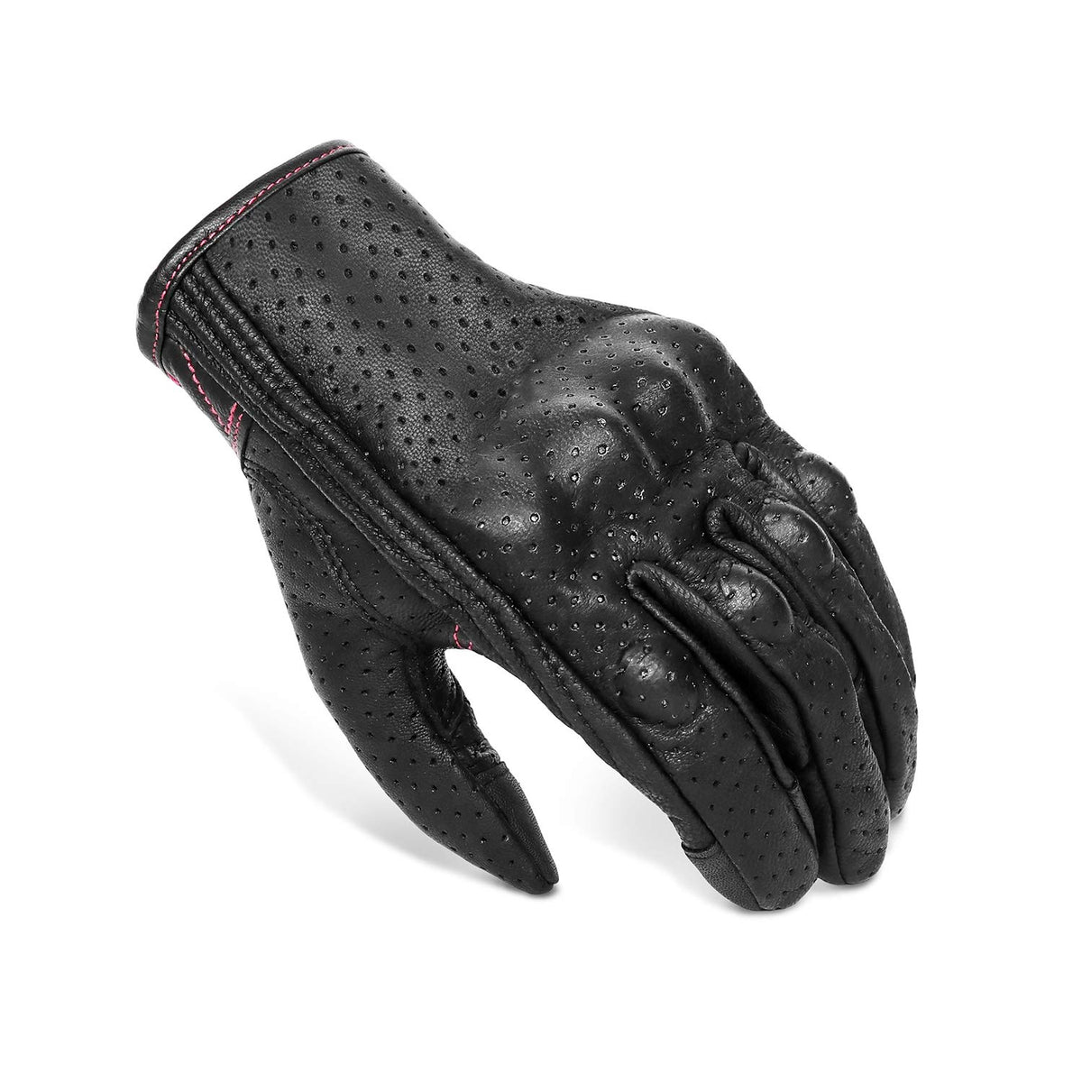 Superbike rider wearing gloves on motorcycle illustrating fit and on-road use