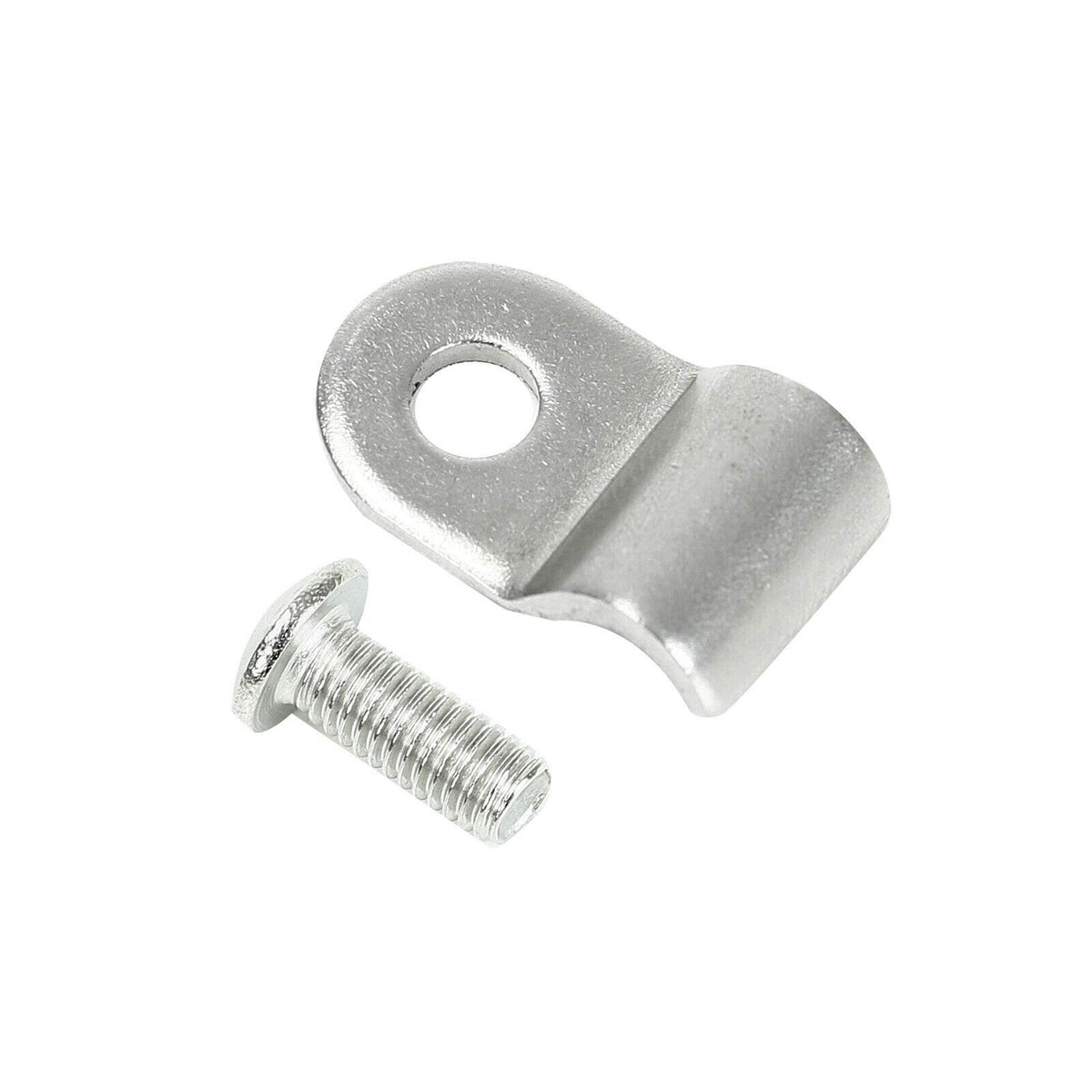 SUPERFASTRACING close-up of stainless clamp profile showing thick gauge and smooth corners