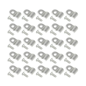 SUPERFASTRACING front packaging showing 25 clamps and 25 screws for easy inventory