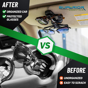 SUPERIOR ESSENTIALS vent clip attached to air vent, alternative mounting convenience