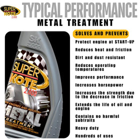 Technician applying Superkote 2000 in an engine bay to reduce friction and temperature