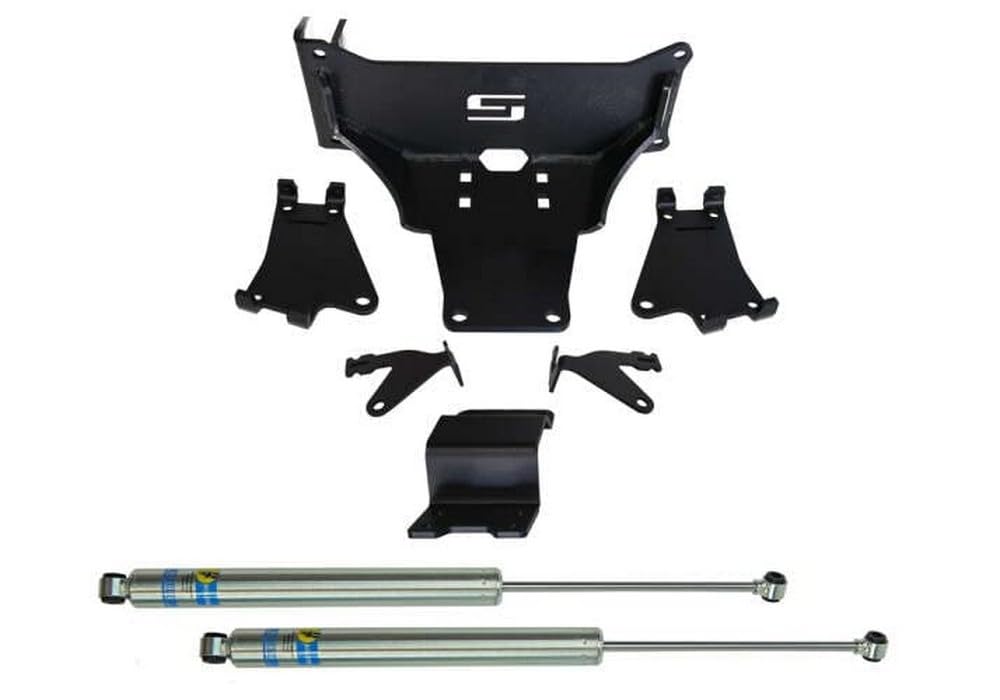 Superlift dual stabilizer kit front view showing complete components and quick fit benefits