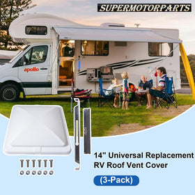 Supermotorparts vent cover close-up hinge detail for durable opening function