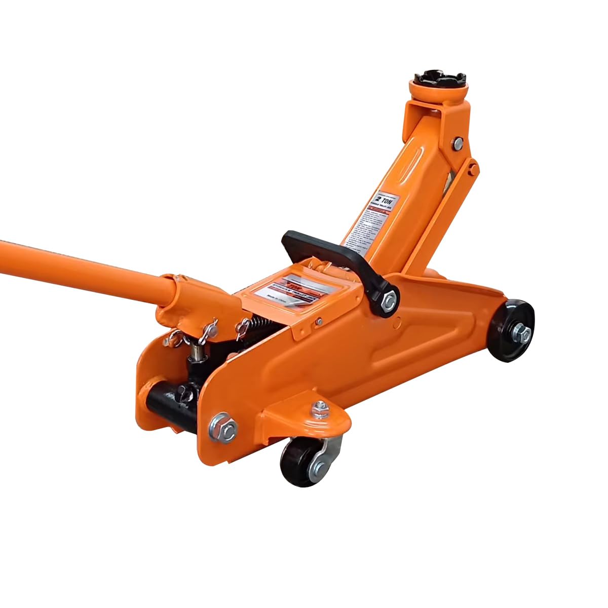 superokay front view of jack showing compact design and quick positioning benefit