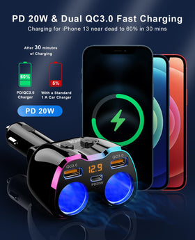 SUPERONE closeup LED voltage display showing clear readings to monitor battery health