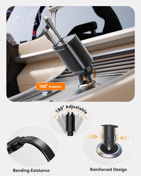 SUPERONE lifestyle shot during a family roadtrip showing multiple devices charged benefit
