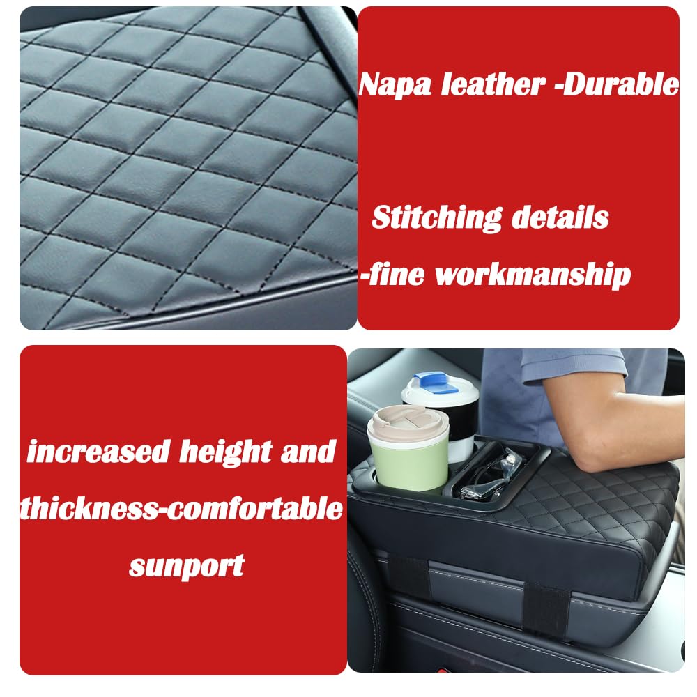 Supin armrest cushion phone storage view holding a smartphone for easy access while driving