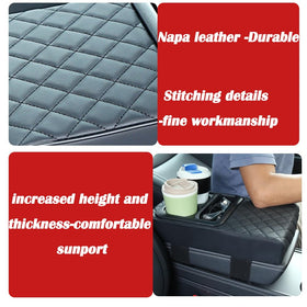 Supin armrest cushion phone storage view holding a smartphone for easy access while driving
