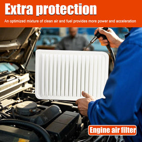 SUPLABEL cabin filter installed behind glovebox showing improved cabin air quality