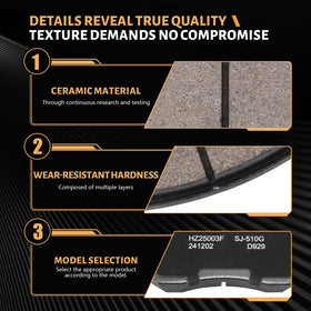 SUPLABEL multi-layer rubberized shim and backplate detail reducing noise