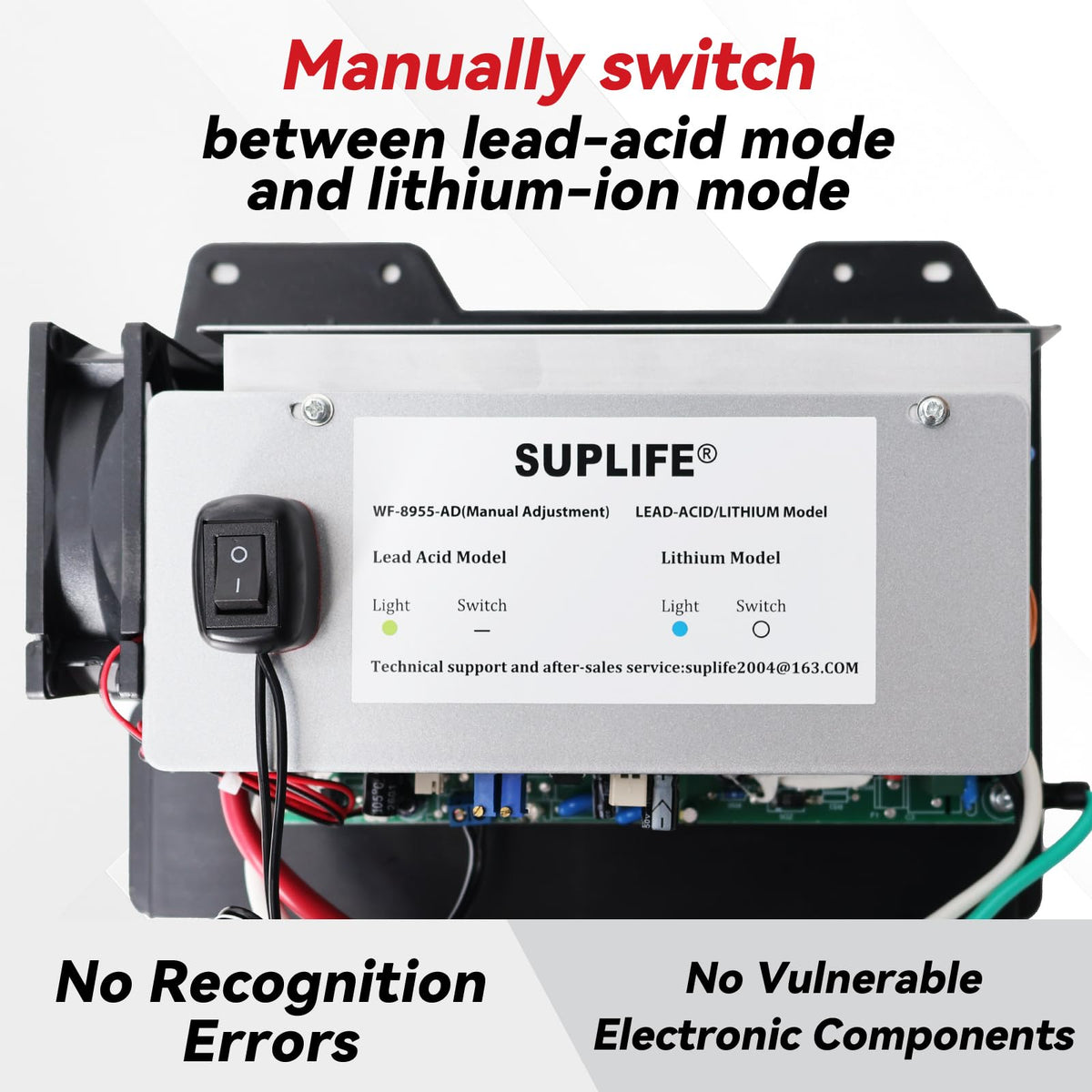 suplife fan and vent details for quiet, temperature‑controlled cooling