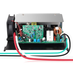 suplife front panel view showing ports and mounting bracket for easy replacement