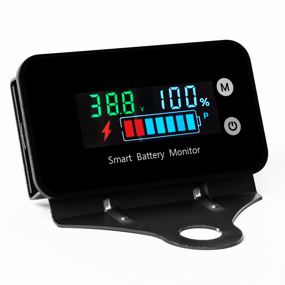 SUPNOVA front panel display showing voltage and percent for quick status