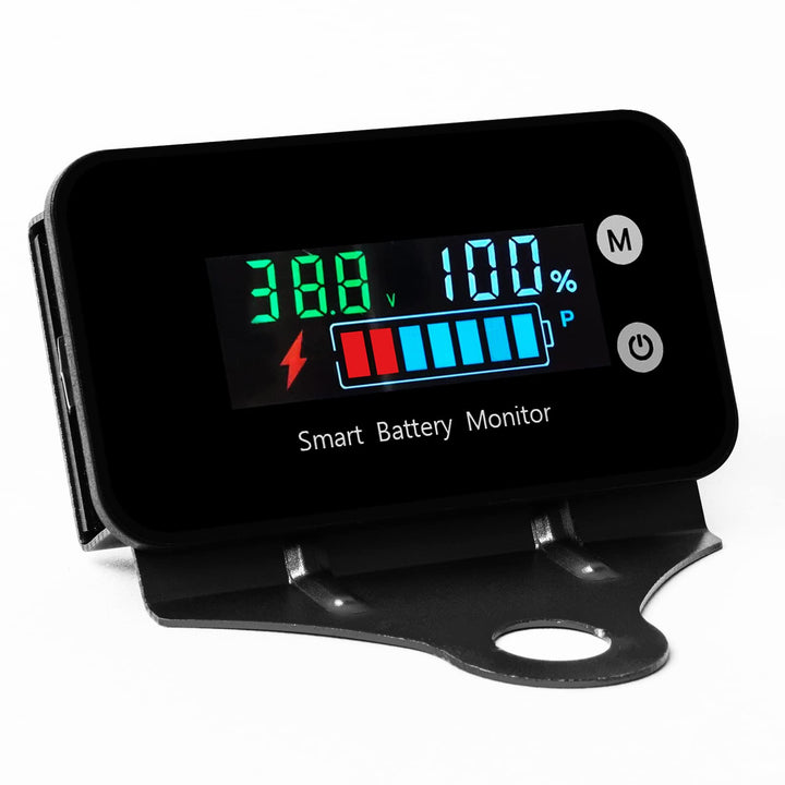 SUPNOVA front panel display showing voltage and percent for quick status