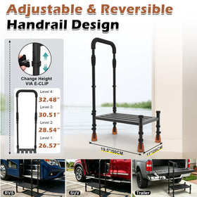 Support Way padded handrail close-up offering comfortable secure grip